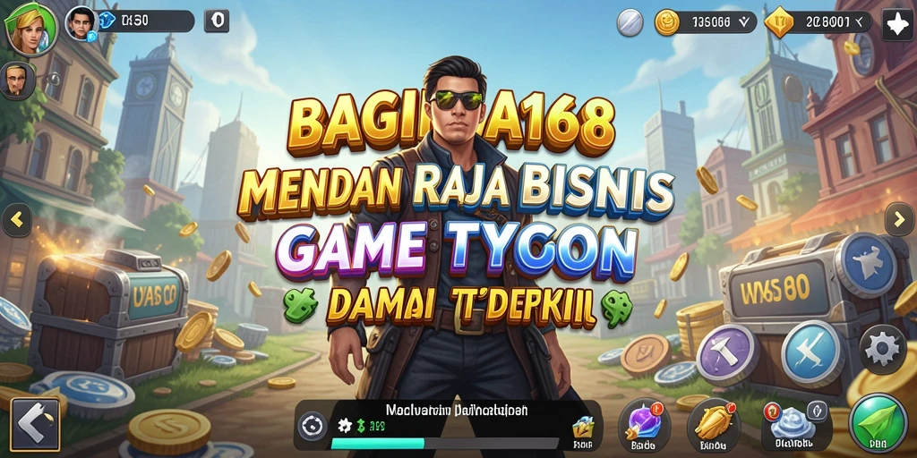 Screenshot utama BAGINDA168 menampilkan gameplay Tycoon yang menarik.