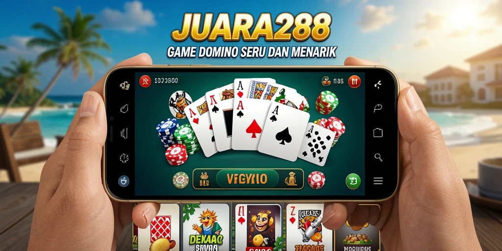 Screenshot gameplay menunjukkan aksi seru dalam permainan Domino.