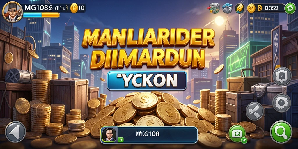 Screenshot MG108 menampilkan gameplay Tycoon yang seru dan mendebarkan.
