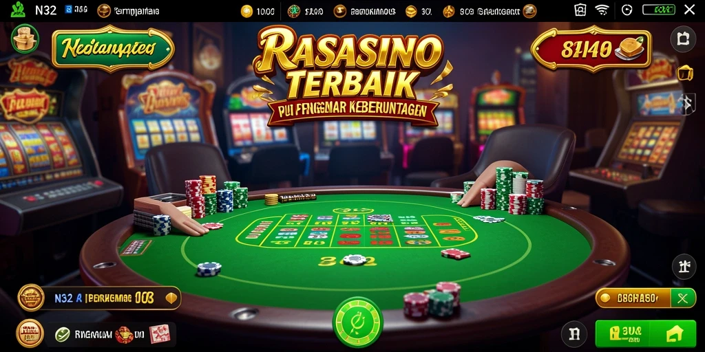Tampilan seru dan mendebarkan dari permainan Kasino N32.