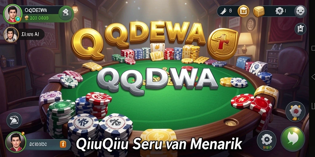 Tampilan permainan QiuQiu yang mengasyikkan dan menantang.