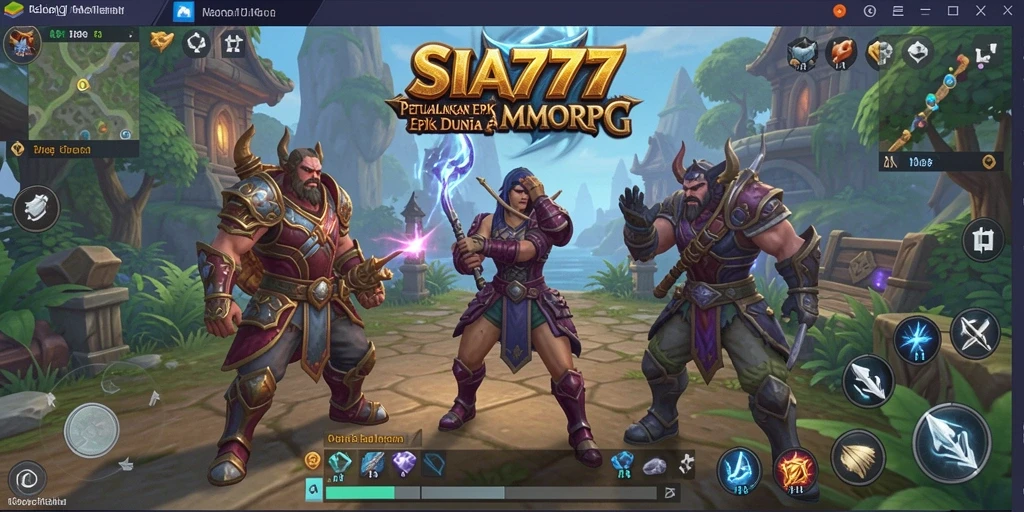 Tampilan gameplay epik dari SIA777 yang memukau.