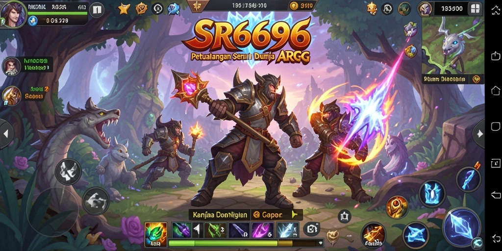Tampilan gameplay seru dari SR6666 dalam petualangan ARPG yang menantang.
