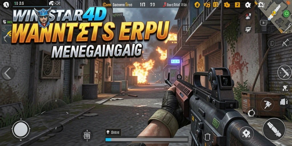 Screenshot gameplay WINSTAR4D yang intens dan penuh aksi.